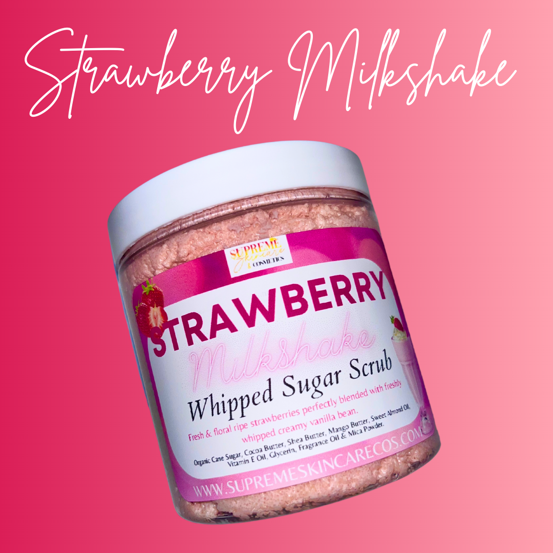 Strawberry Milkshake Whipped Sugar Scrub