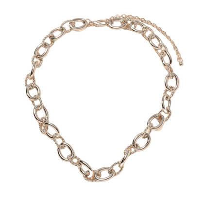 Chunky Chain Linked Short Necklace