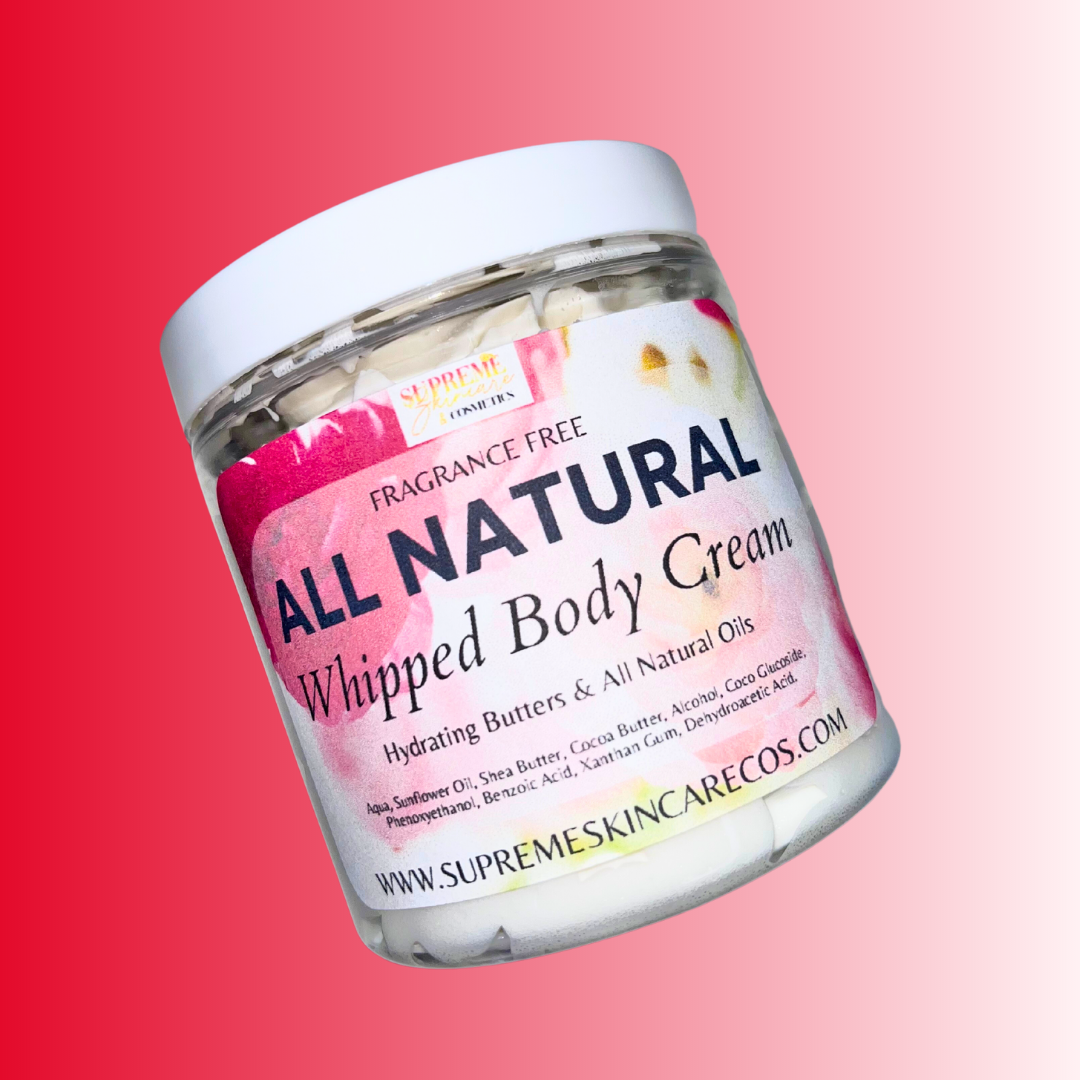 All Natural Whipped Body Cream