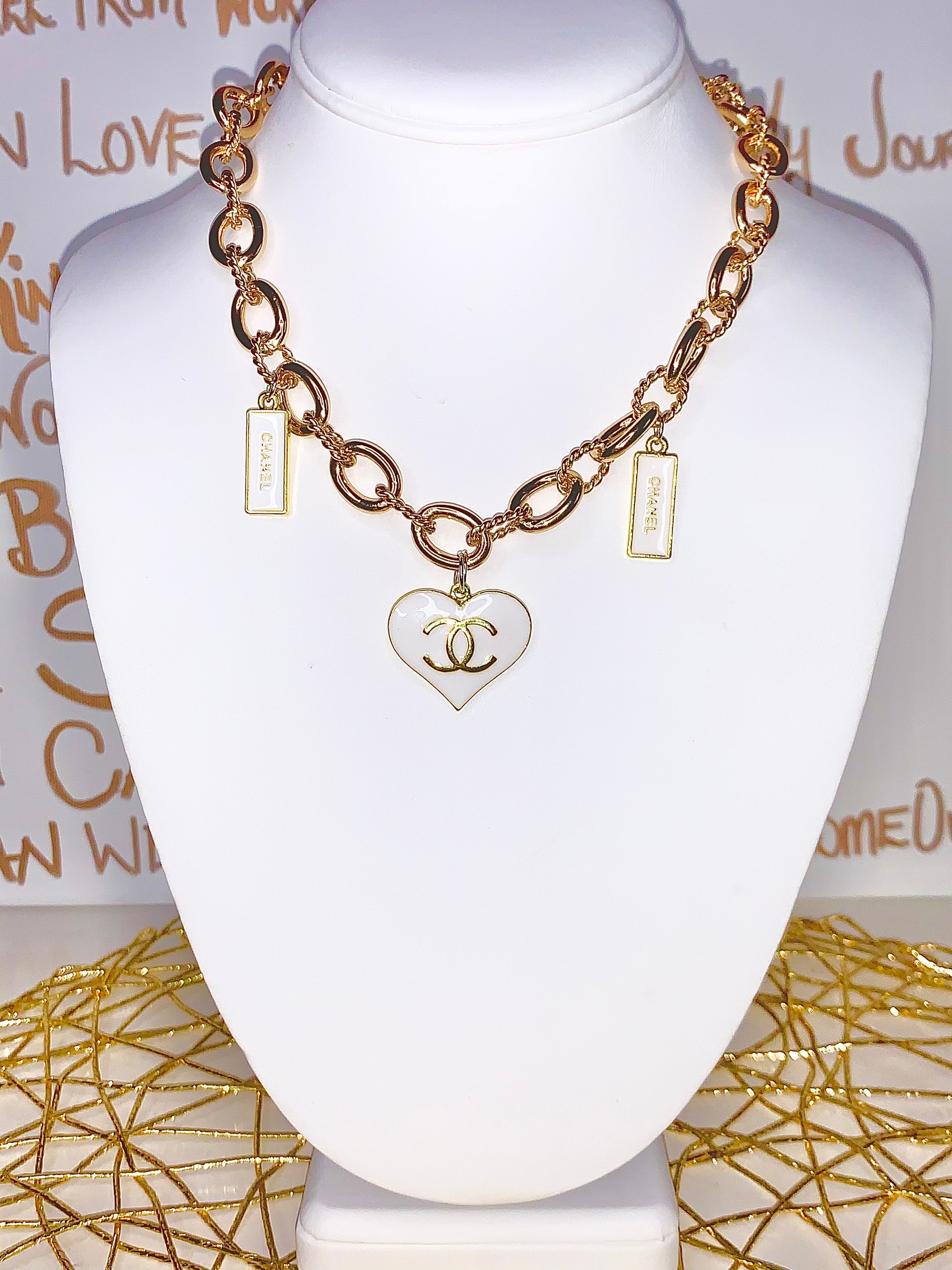 I Heart Chanel Charm Necklace – Supreme Skincare & Cosmetics